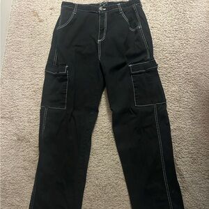 Women’s Black Cargo Pants